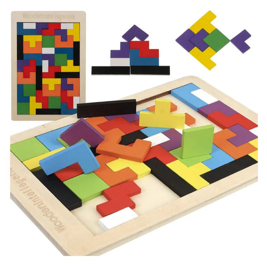 Wooden Puzzle – 40-Piece Educational Toy for kids aged 3+ and adults - LUX-Anic