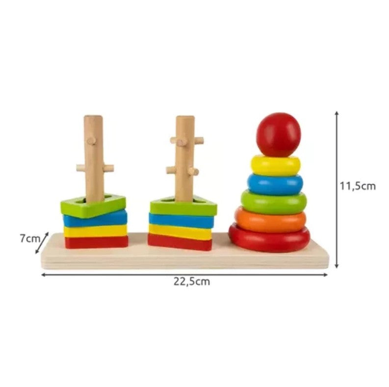 Wooden Shape Sorter Puzzle – Educational Toy - LUX-Anic