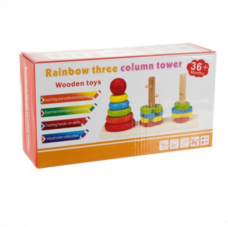 Wooden Shape Sorter Puzzle – Educational Toy - LUX-Anic