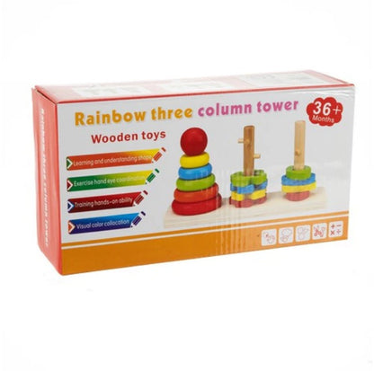 Wooden Shape Sorter Puzzle – Educational Toy - LUX-Anic