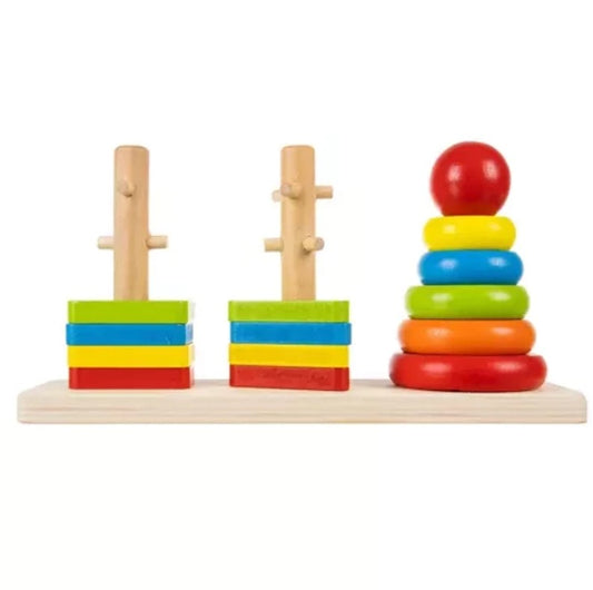 Wooden Shape Sorter Puzzle – Educational Toy - LUX-Anic