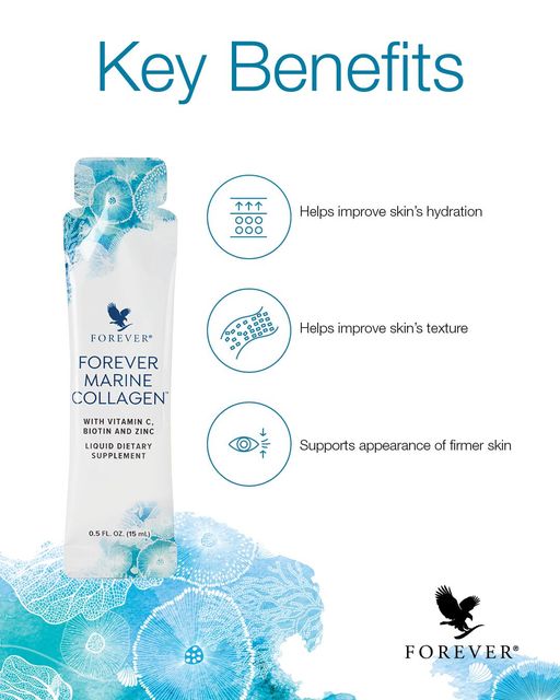 Forever Marine Collagen™ -Luminous Youthful and Smooth Skin-30 packets à 15 ml - LUX-Anic