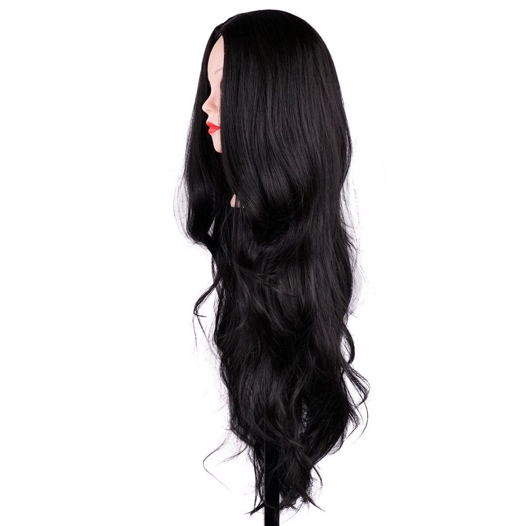 Long Curly Wig Synthetic Fiber "70 Cm - LUX-Anic