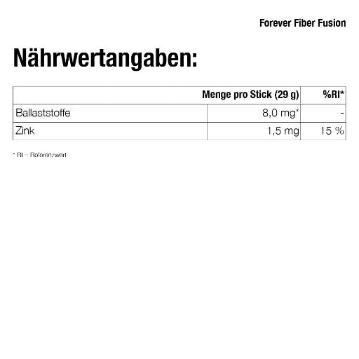 FOREVER FIBER FUSION™ | Ballaststoffe | 30 Portionsbeutel x 29 g