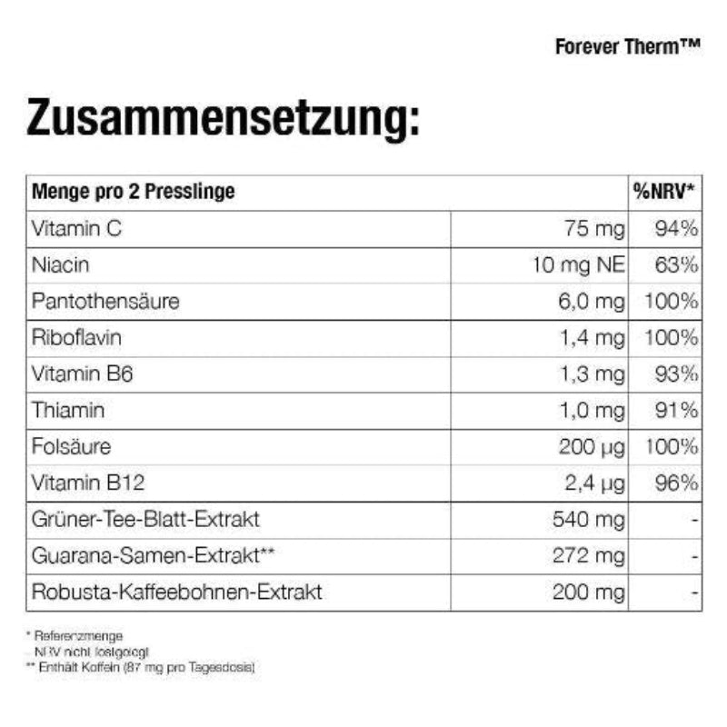 Forever Therm® - Energiestoffwechsel