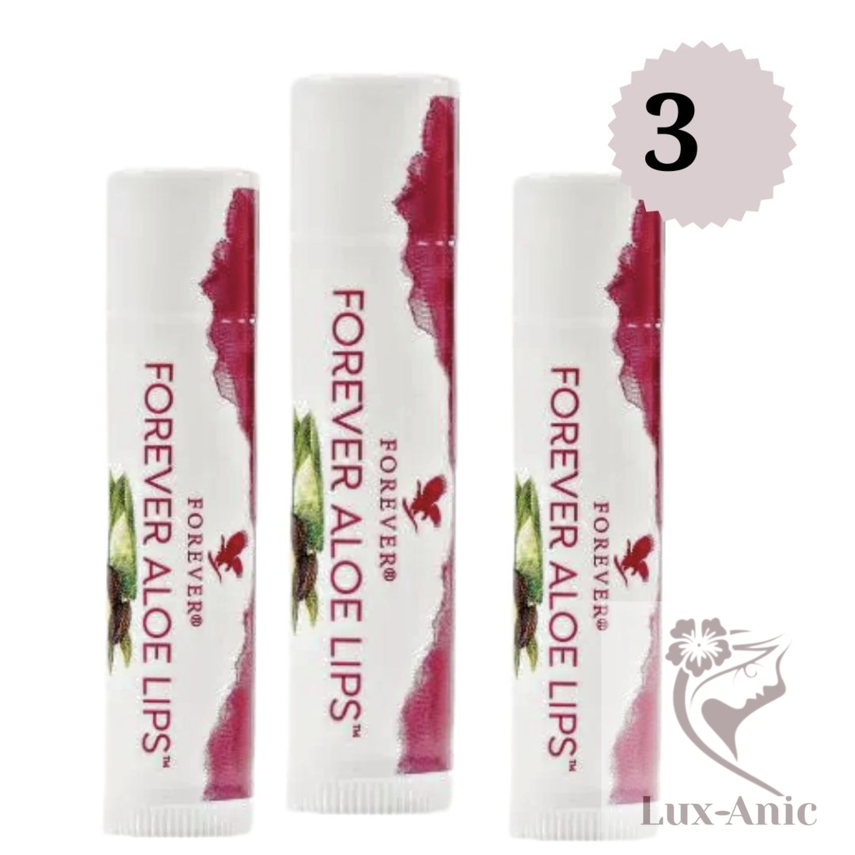 Forever Aloe Lips™ Jojoba – soothing & moisture - Pack of 3 - LUX-Anic