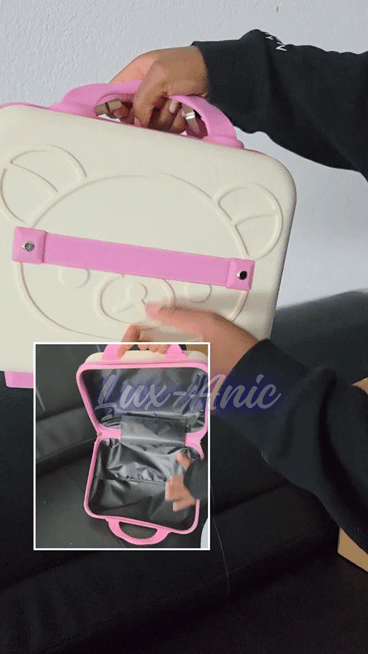 kompakten Reise-Kosmetikkoffer - Trunk Beauty Case 30 x 16 x 24 cm